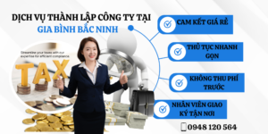 DỊCH VỤ THÀNH LẬP CÔNG TY GIA BÌNH BẮC NINH UY TÍN 1.000.000đ 8