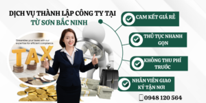 DỊCH VỤ THÀNH LẬP CÔNG TY TRỌN GÓI TỪ SƠN BẮC NINH UY TÍN 4