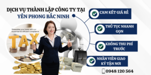 DỊCH VỤ THÀNH LẬP CÔNG TY TẠI YÊN PHONG BẮC NINH UY TÍN 3