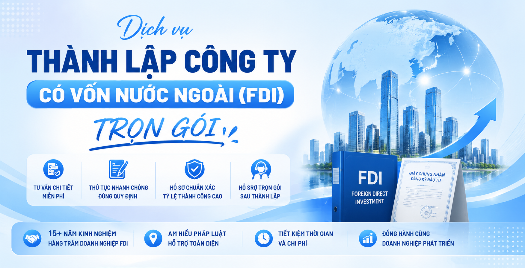 Dịch vụ thành lập công ty có vốn nước ngoài tại Bắc Ninh trọn gói 1